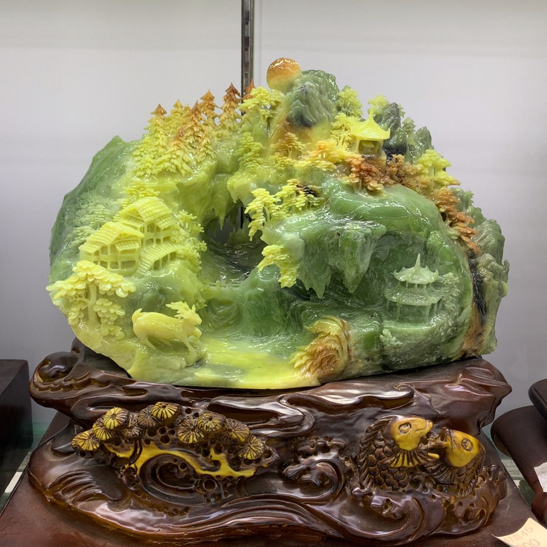 a***哥玉家居摆件手工雕刻