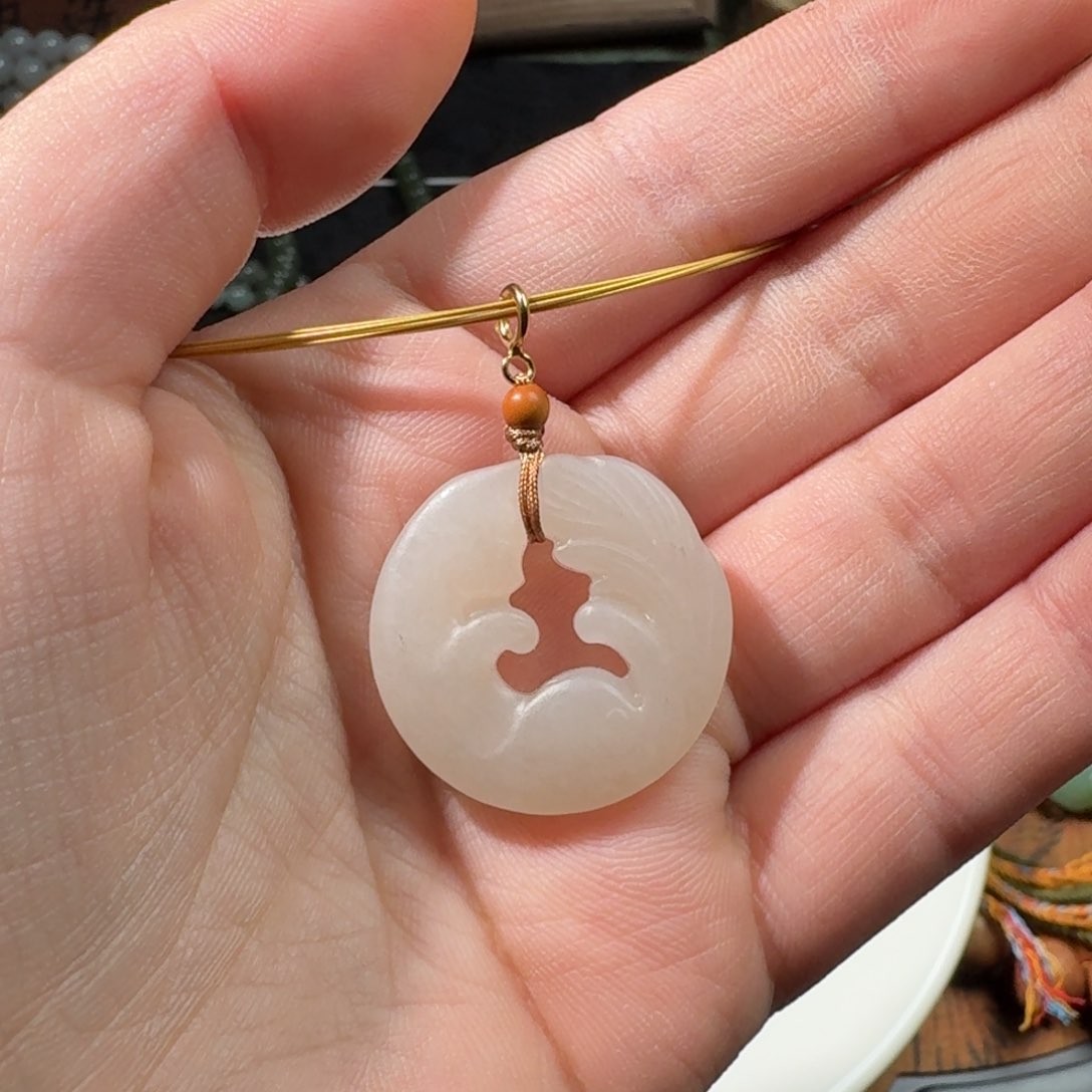 和田玉挂件未镶嵌海*妖