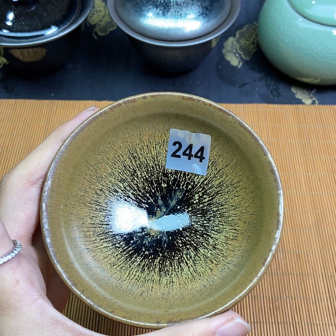茶盏伊伊建窑建盏茶器244