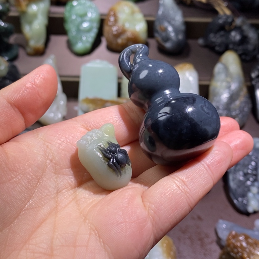 【闪购商品】和田玉把件未镶嵌风*吼