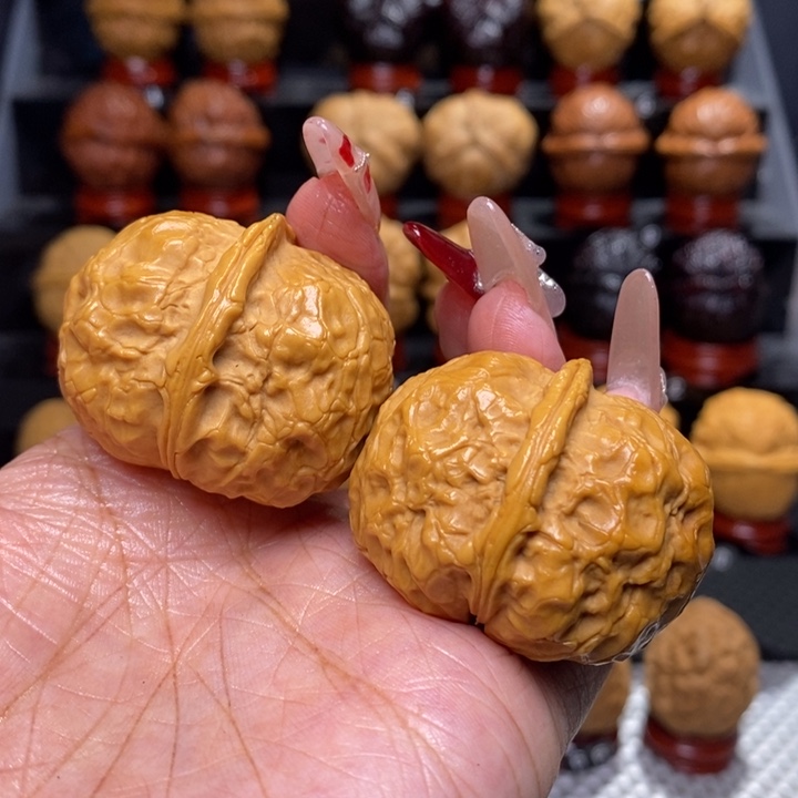 文玩核桃把件鲲鹏元宝31号