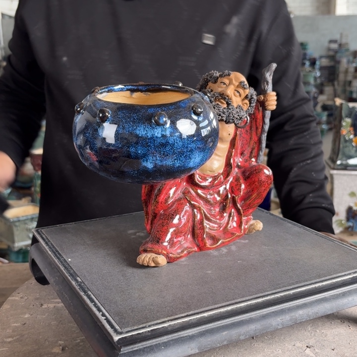 。一风堂石湾花盆 内9*7