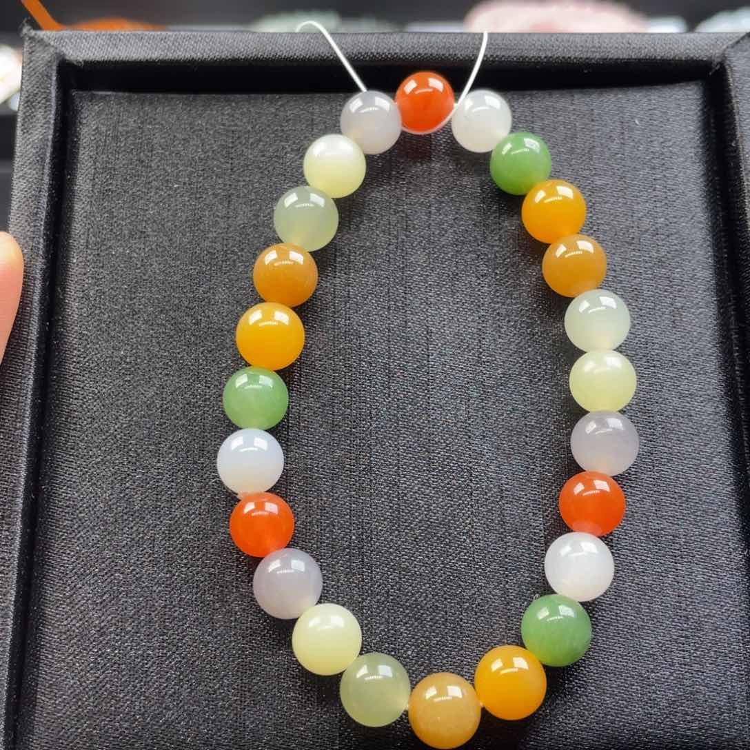 和田玉手串未镶嵌