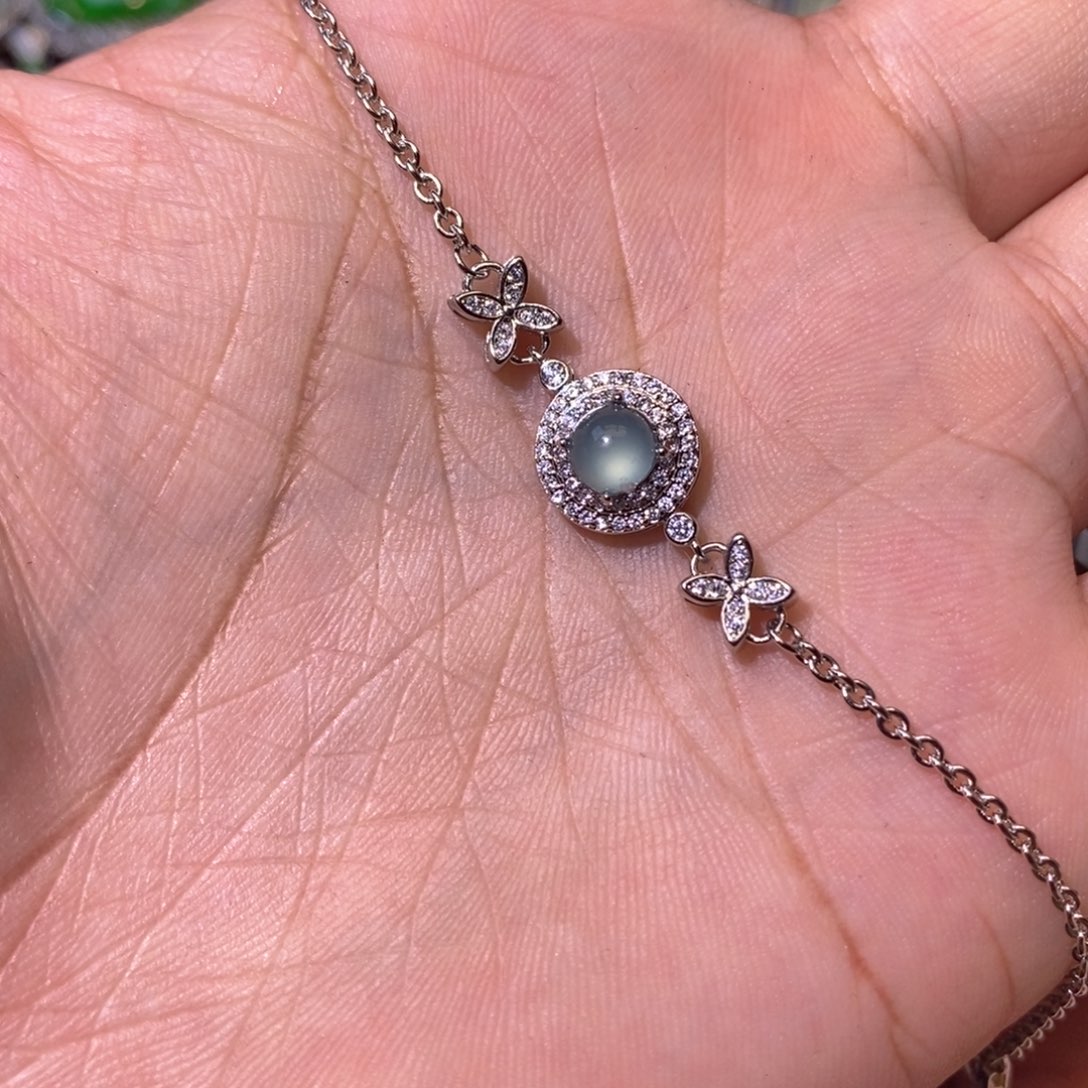 翡翠未镶嵌颈饰天然