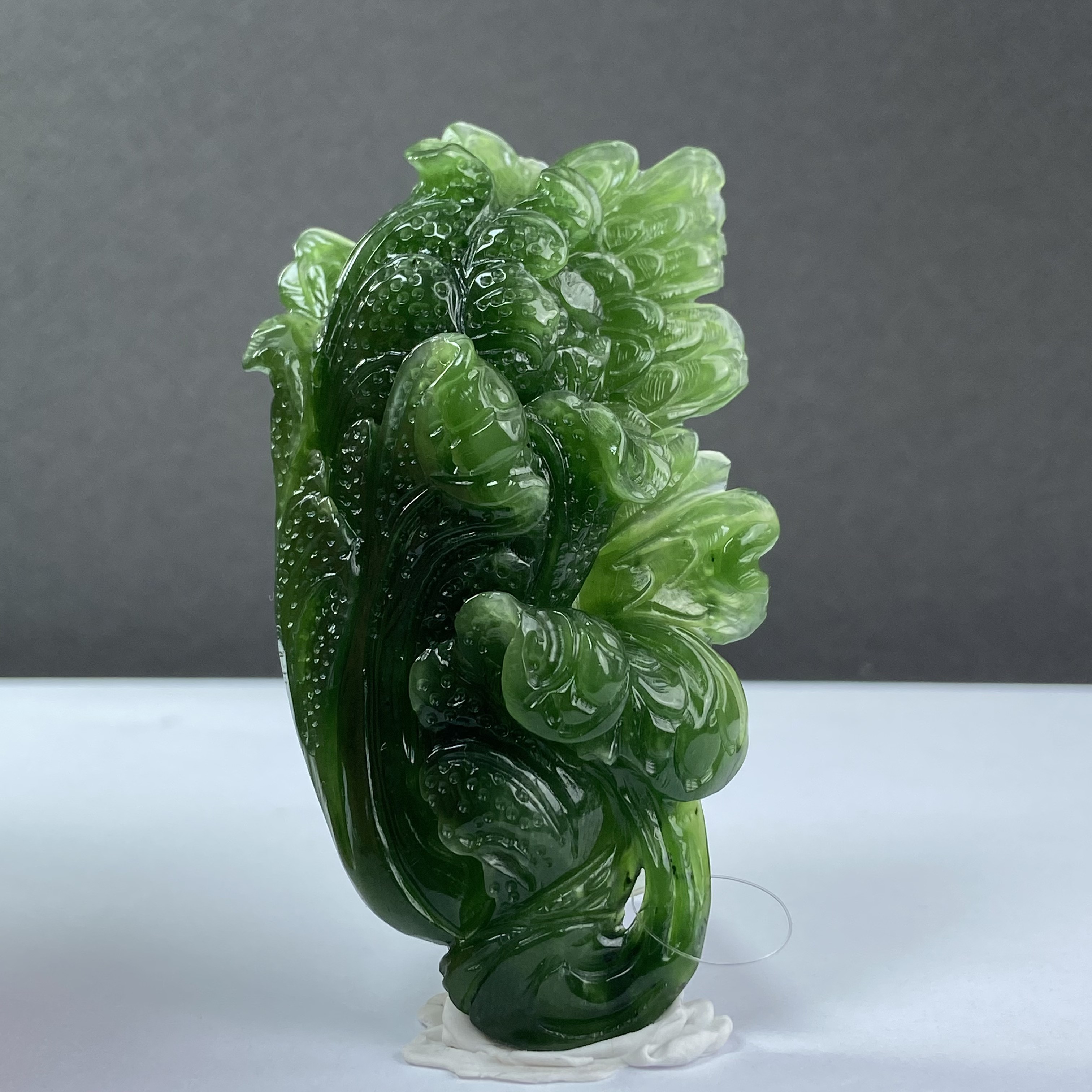 AK1077L 和田玉 花开富贵