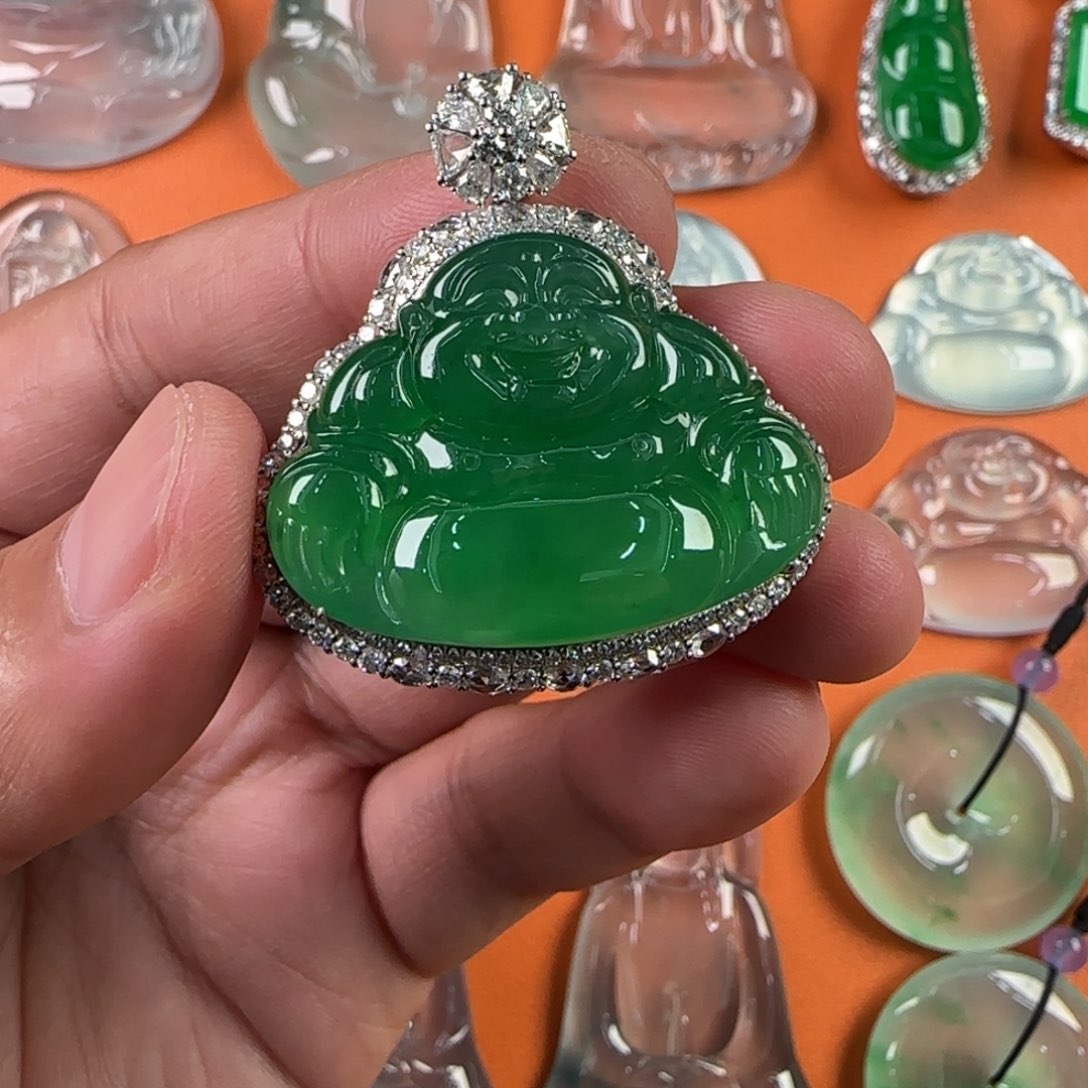 定制翡翠未镶嵌天然