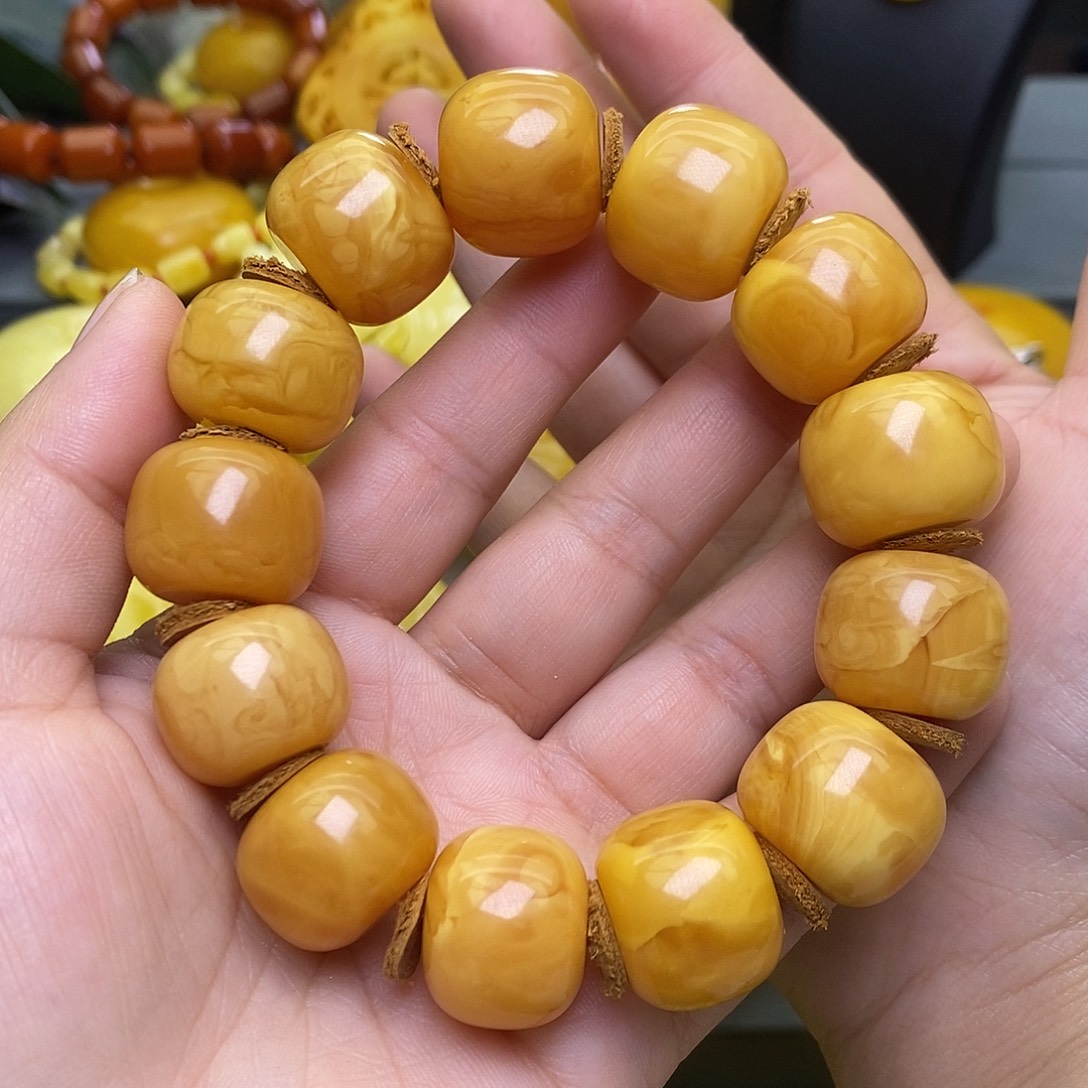 蜜蜡银S925镶嵌珠宝奇石