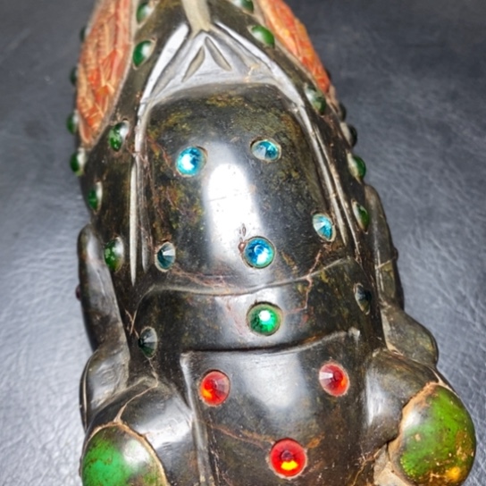 白玉菩提吊坠摆件