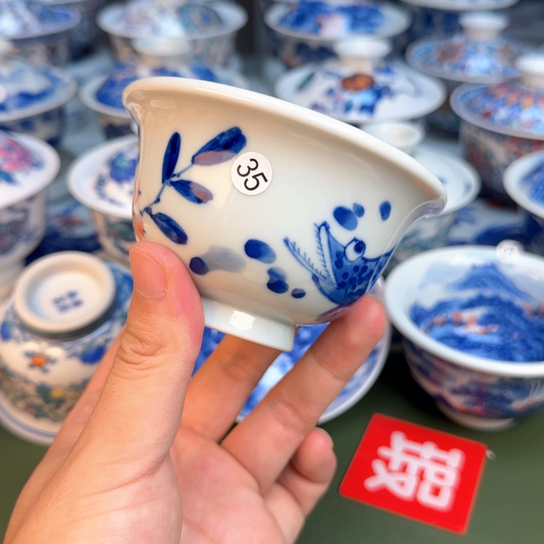 彦祖纯手工手绘茶具35