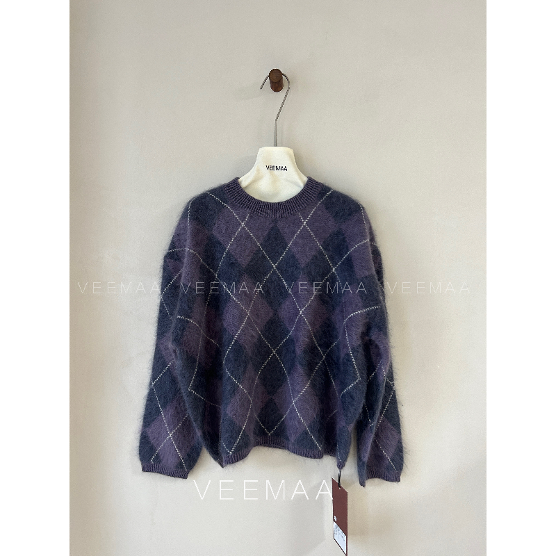 【Veemaa】烬絮 定制款绵羊毛显瘦保暖百搭毛衣 衣长60cm