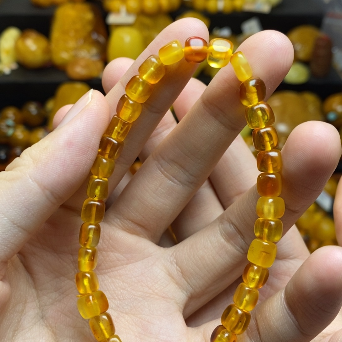 琥珀未镶嵌珠宝奇石