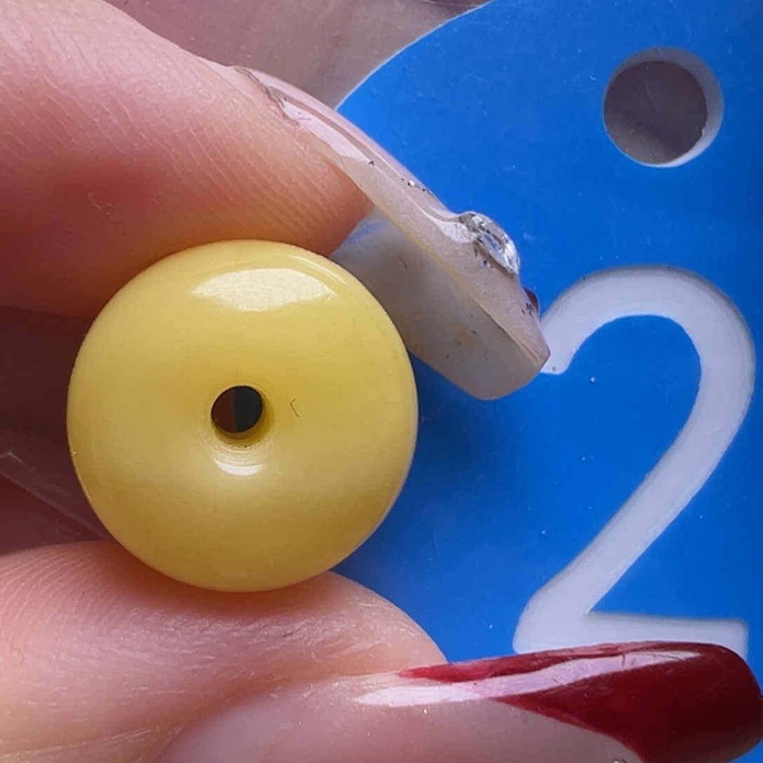 蜜蜡未镶嵌珠宝奇石微瑕12mm墩子