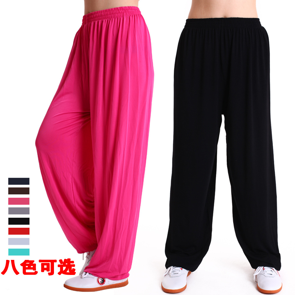 Zooboo 高级莫代尔太极裤灯笼裤练功裤瑜伽裤厂家直销