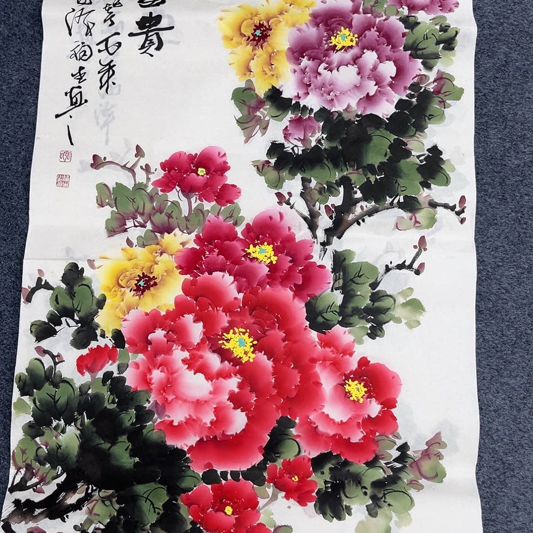 国画宣纸国画作品纯手绘