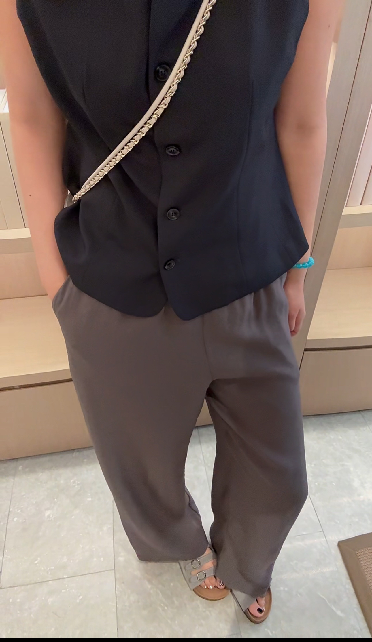 【【No褪专场 ❗金酉钱金酉钱】夏季 灰绿色凉凉裤