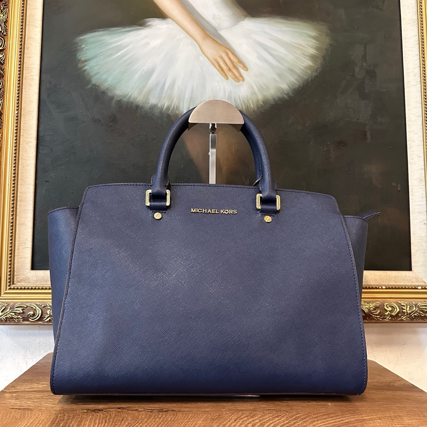 95新 MICHAEL KORS/迈克高仕 mk双肩包/006816/尺寸33*25