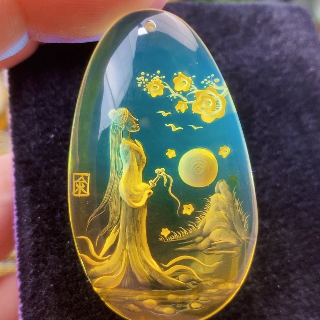 【闪购商品】金珀吊坠(不含链)未镶嵌