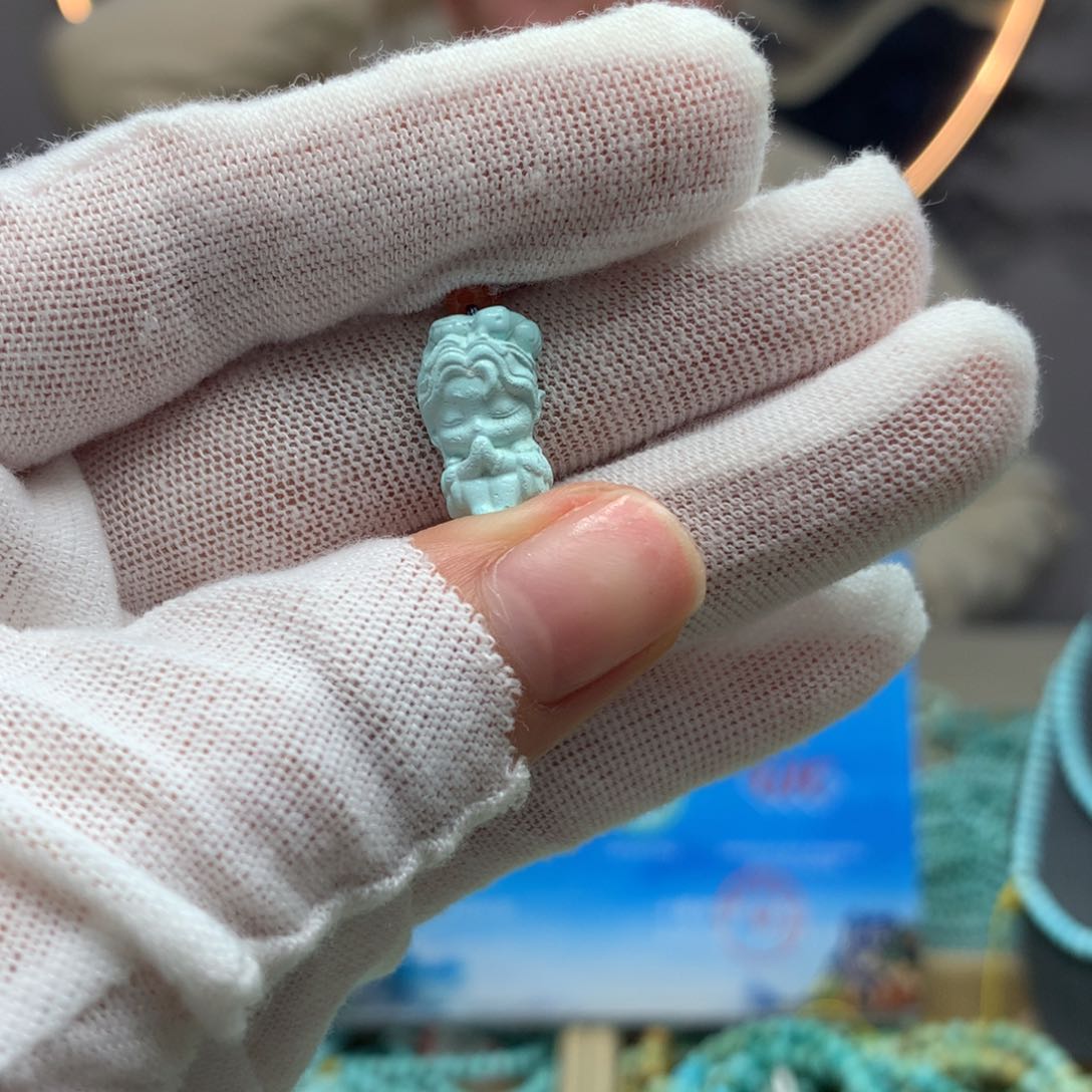 绿松石挂件未镶嵌