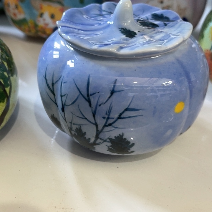 陶景德镇釉下手绘陶瓷 