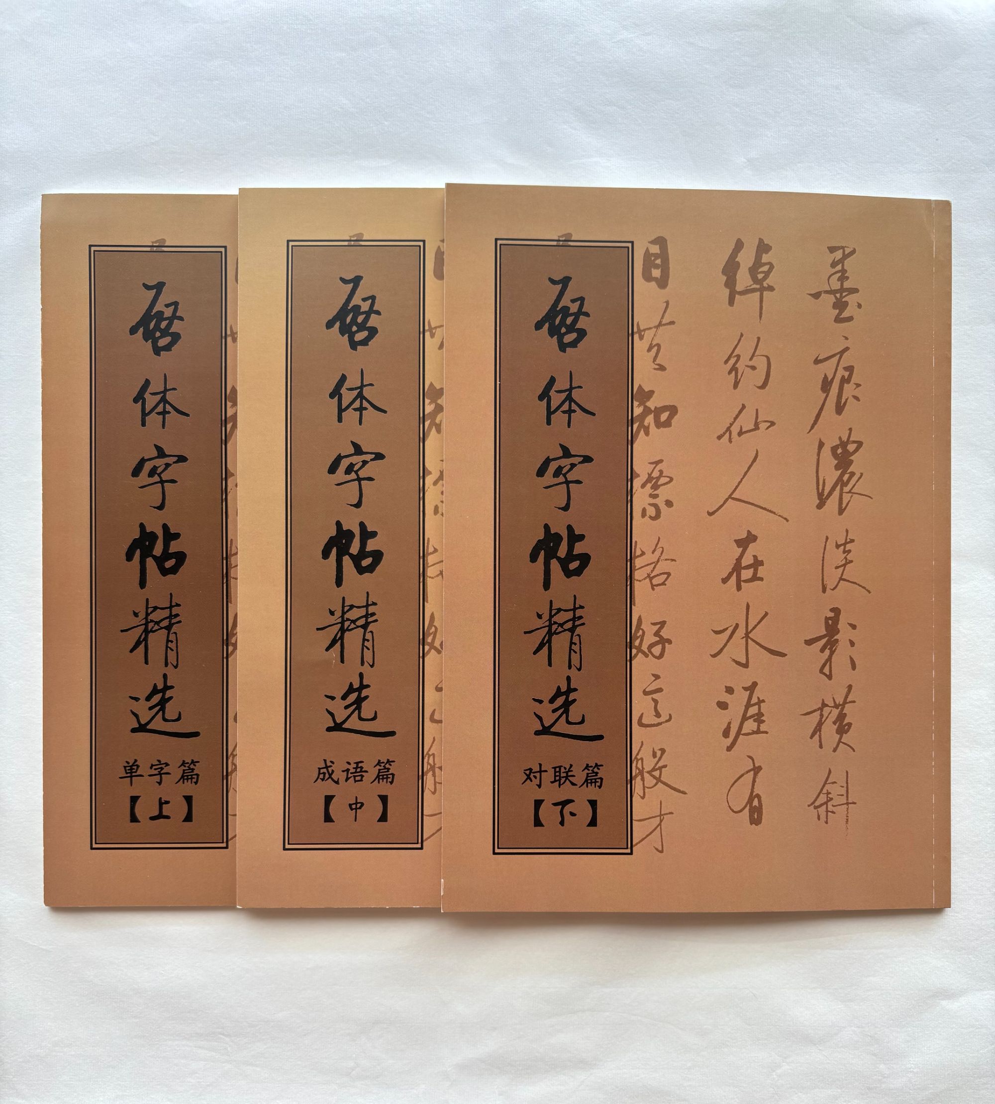 启体字帖上中下三册（单字篇＋成语篇＋对联篇）