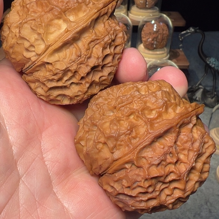 文玩核桃把件芙蓉核桃50mm