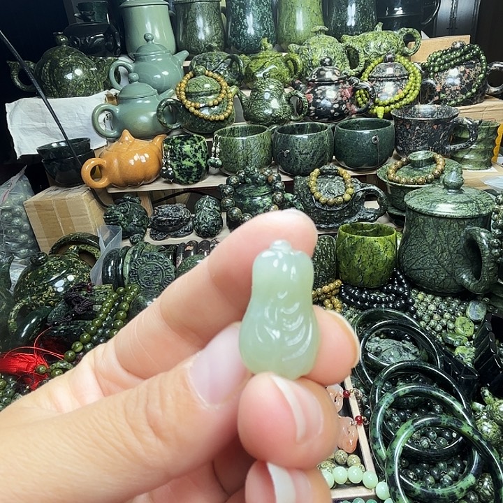 和田玉未镶嵌颈饰和田玉福利款白菜吊坠