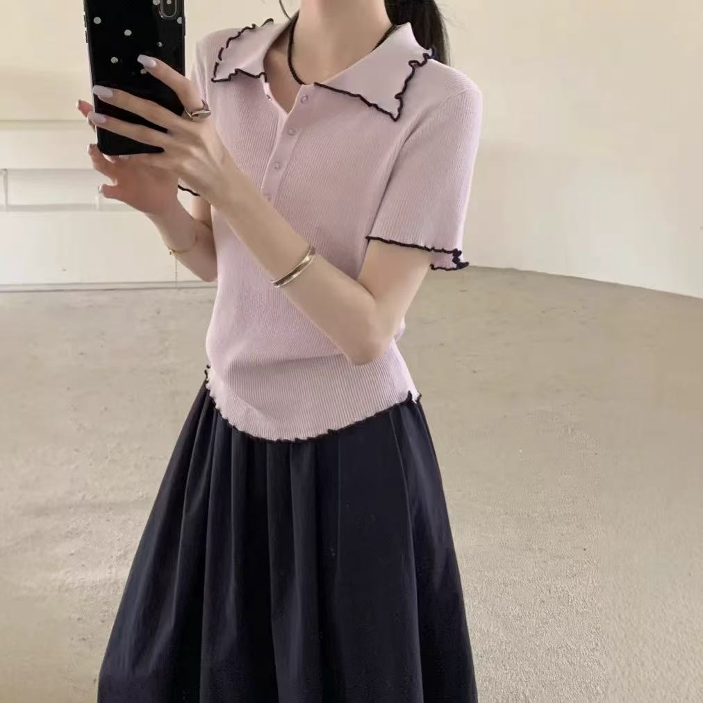 『时尚上衣Y』设计显瘦百搭时尚衬衫2781