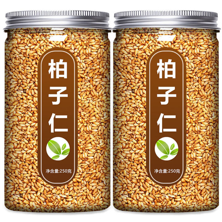 柏子仁野生柏子仁精选同仁原料柏子仁酸枣仁枸杞泡水喝官方正品