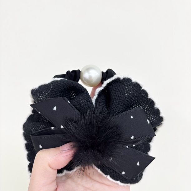 L230夕洛蝴蝶结发圈甜美风原创设计女日韩发圈发绳头饰精致