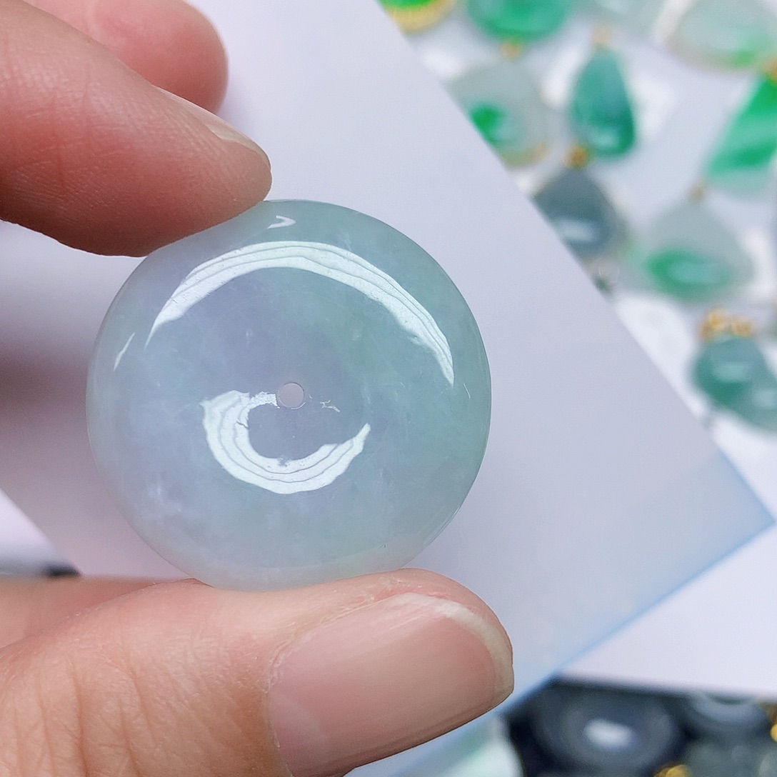 翡翠未镶嵌颈饰356775