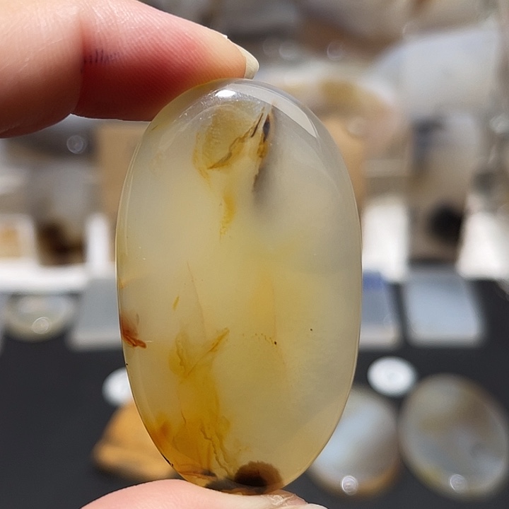 玛瑙/玉髓玉牌未镶嵌