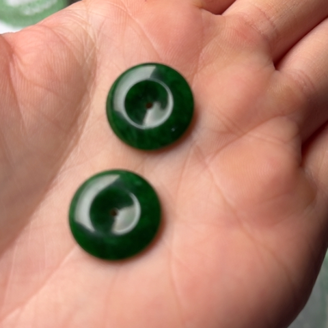 定制翡翠未镶嵌平安扣