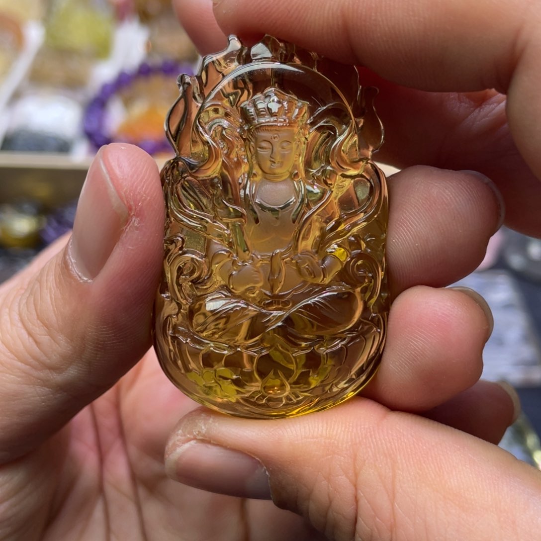 水晶颈饰未镶嵌定制