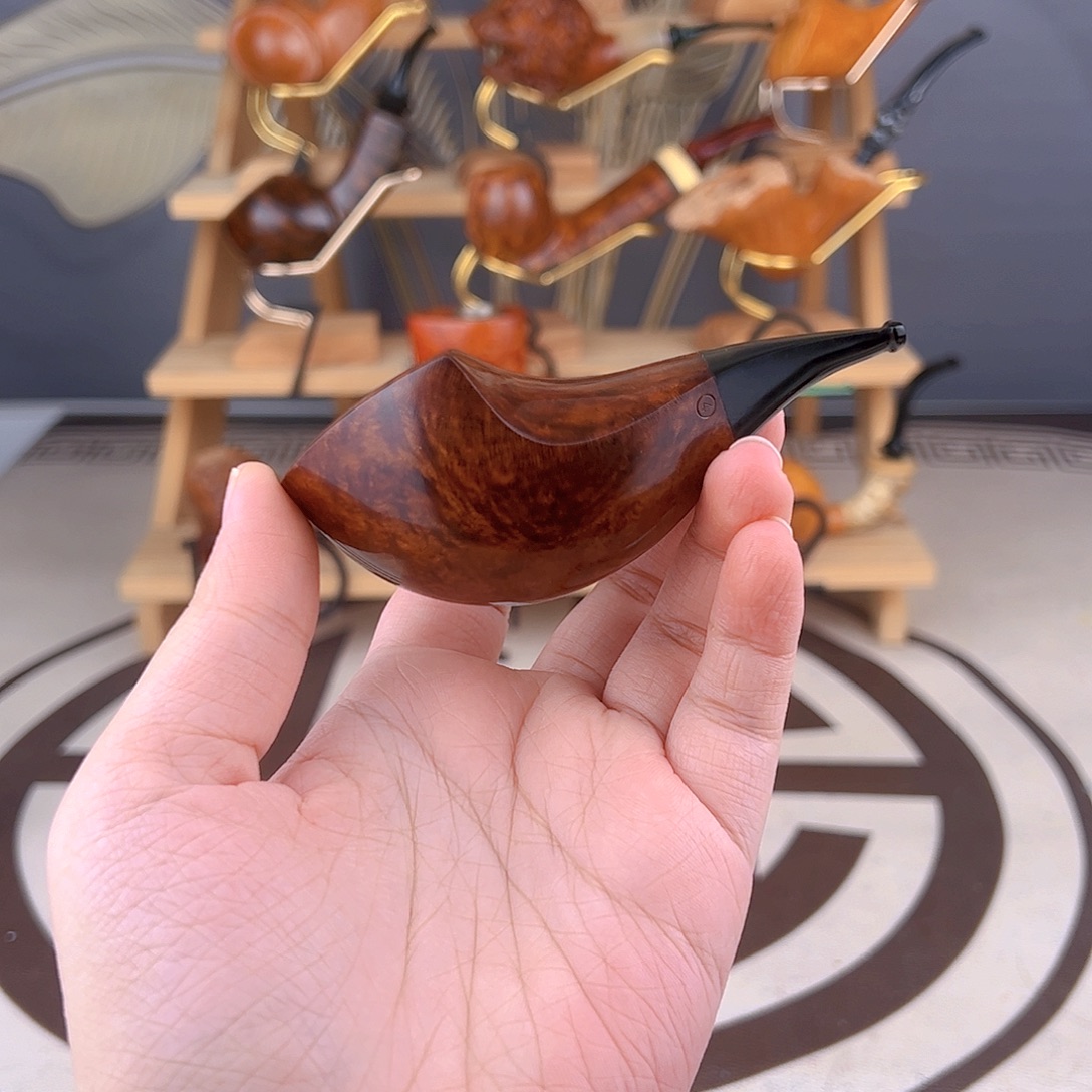 抱***8暖鼻石楠木手工斗