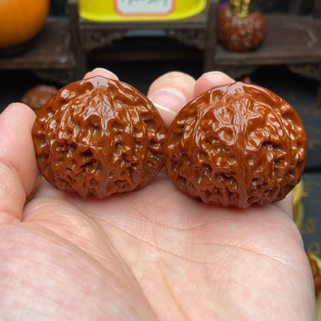 文玩核桃吊坠42宫灯