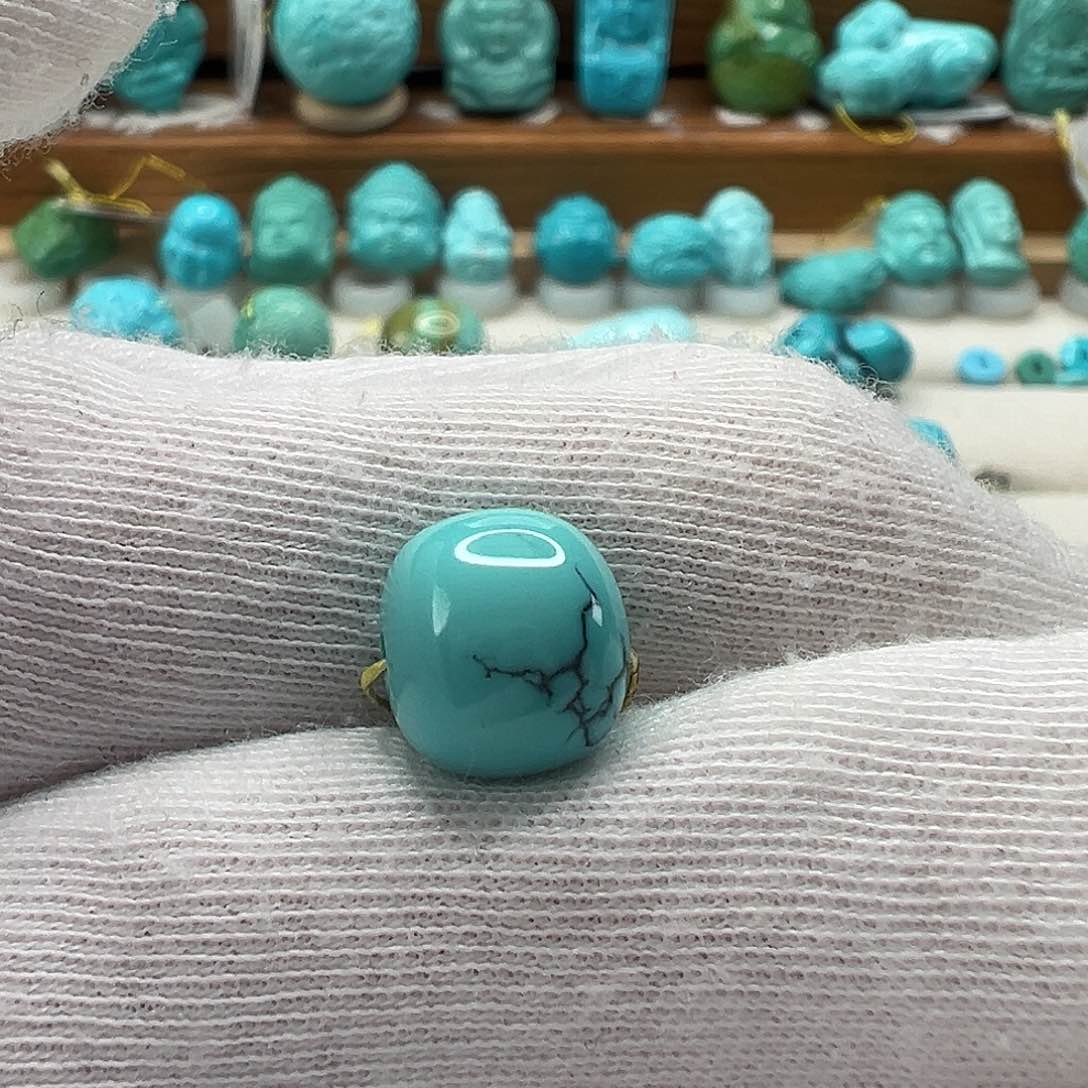 绿松石老型珠 未镶嵌