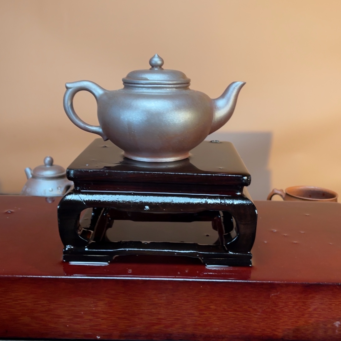 茶壶紫砂高端230cc紫泥高温笑英