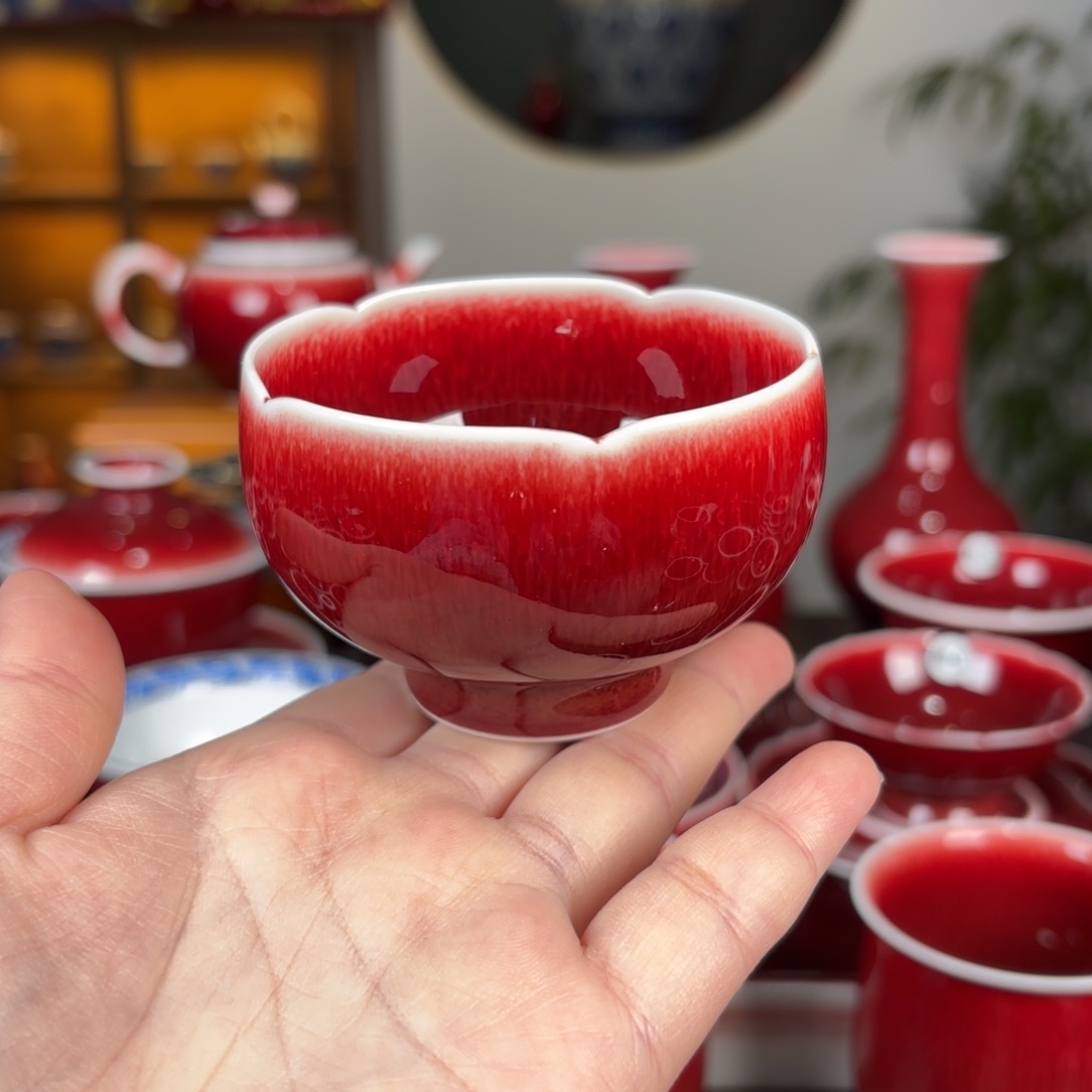 杯子景德镇高温颜色釉