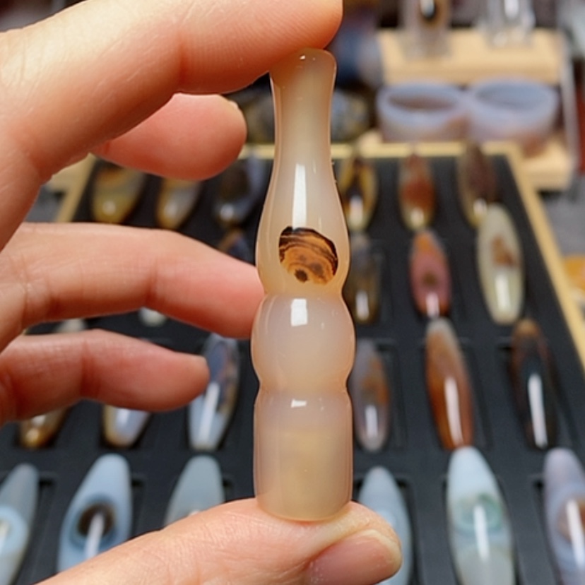 【闪购商品】玛瑙/玉髓烟嘴未镶嵌