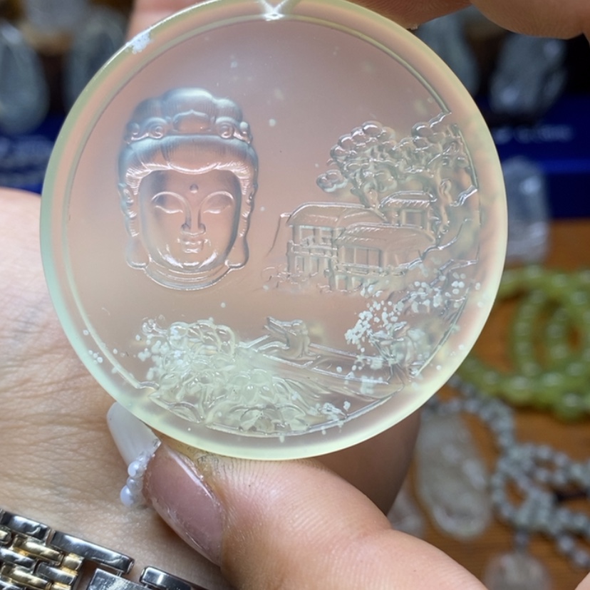 【闪购商品】蛇纹石玉颈饰未镶嵌尼****y