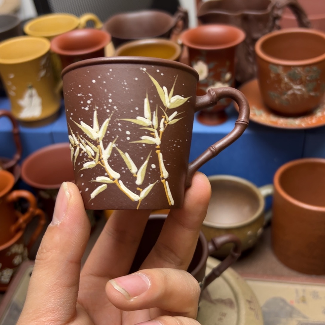 紫砂茶杯紫砂主人杯100cc