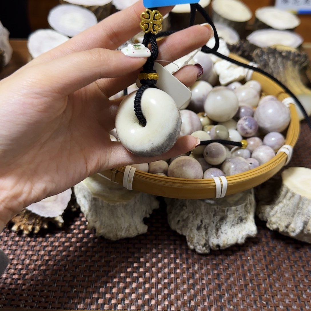 鹿骨手串/手链平安扣0372