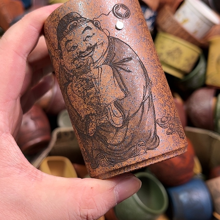 紫砂茶杯全手工紫砂主人杯