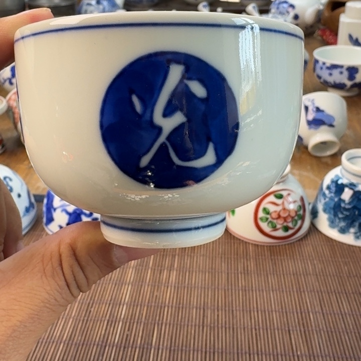 青花瓷器杯子茶具