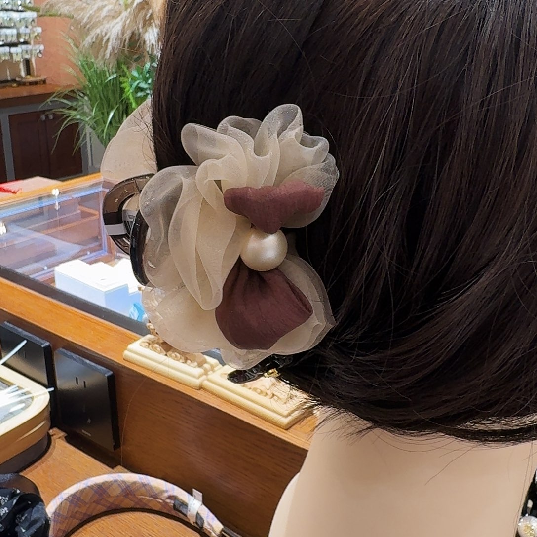皮质非金属花朵抓夹