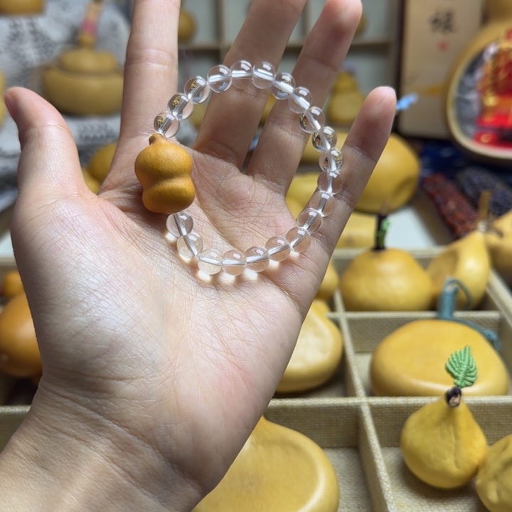 葫芦14号草里金钱袋手串