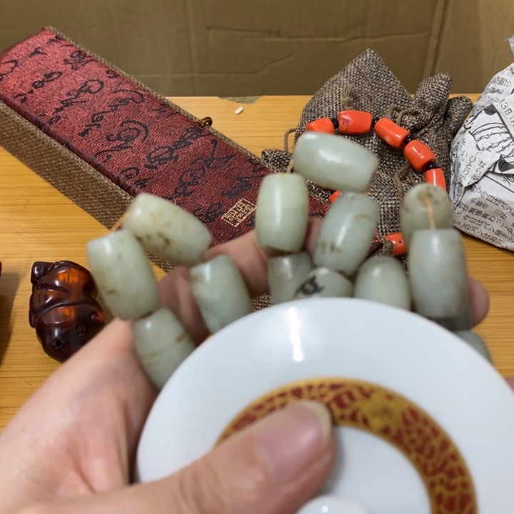 瓷片哈哈中古工艺品一件