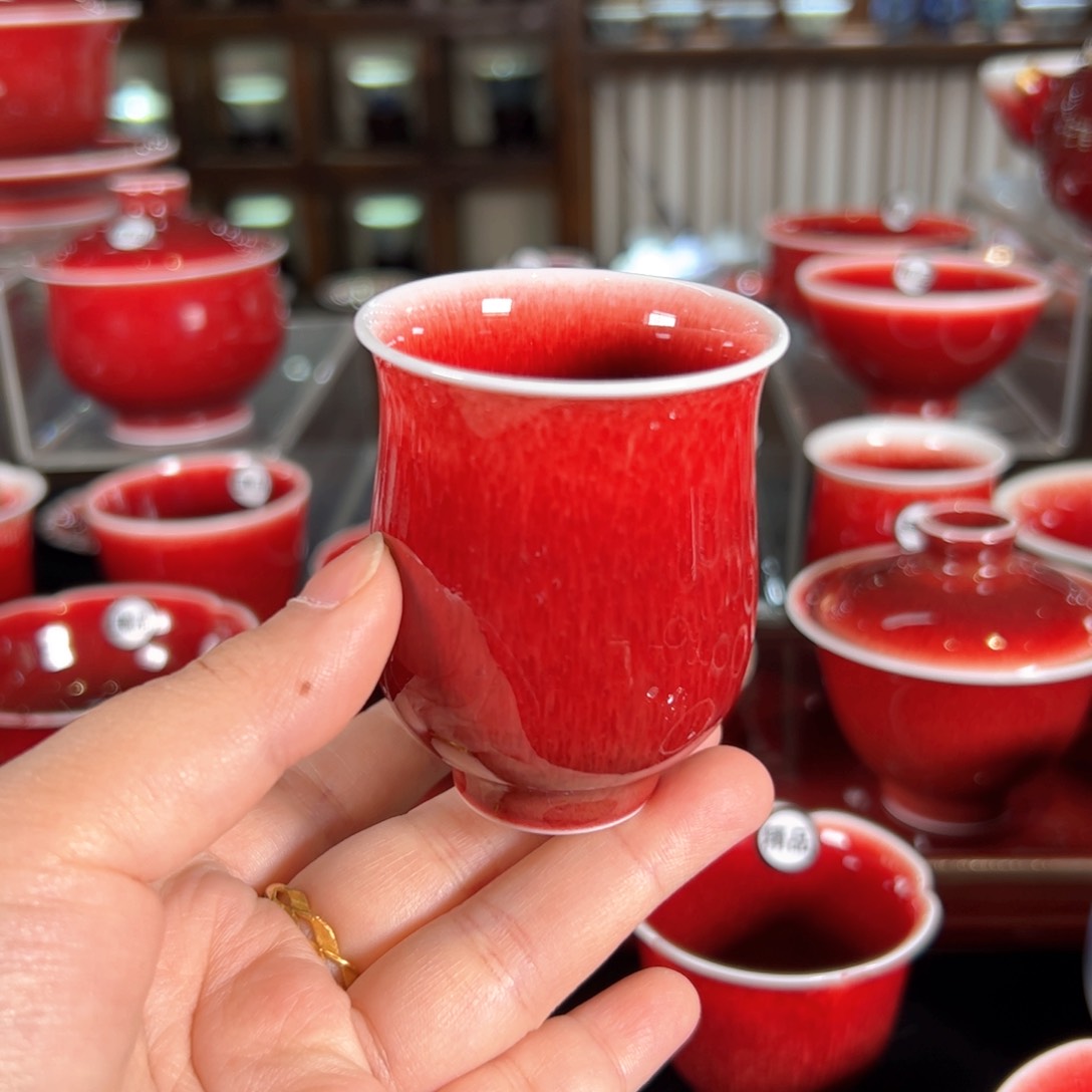 杯子景德镇高温原矿杯