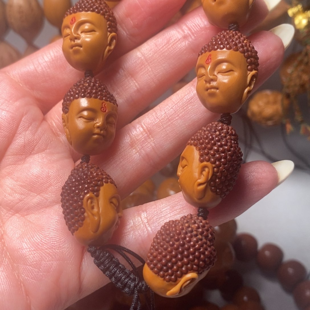 橄榄核手串/手链释迦摩尼佛头