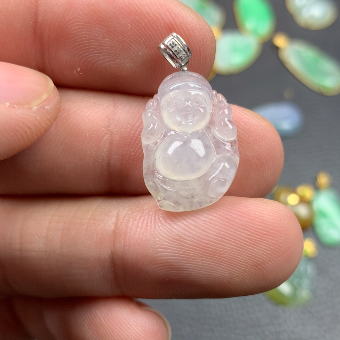 【闪购商品】颈饰18K金镶嵌翡翠翡翠